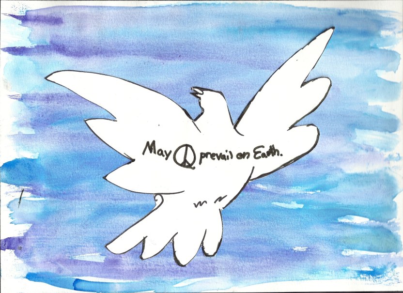 picasso peace dove sample with text